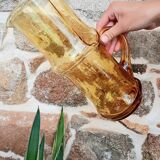 Vintage amber orangeade service