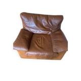 very comfortable leather armchair