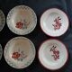 8 mismatched antique deep plates