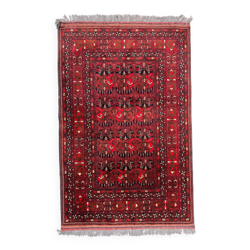 Afghan Khal Mohammadi rug 160x102 cm, vintage Turkoman Ersari rug