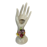 Soliflore vase, vintage hand ring