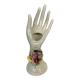 Soliflore vase, vintage hand ring