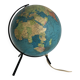 Globe vintage 1967 terrestre tripode Taride verre - 29 cm