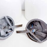 Pair of ceiling lamps Hamolite 1930