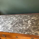 Commode with marble top