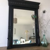 Mirror black trumeau - 107x81cm