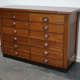 Dutch apothecary furniture in oak mid-twentieth century