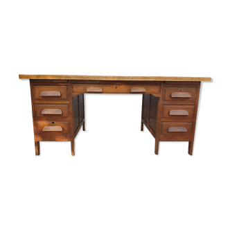 Minister's desk 1930 parquet oak