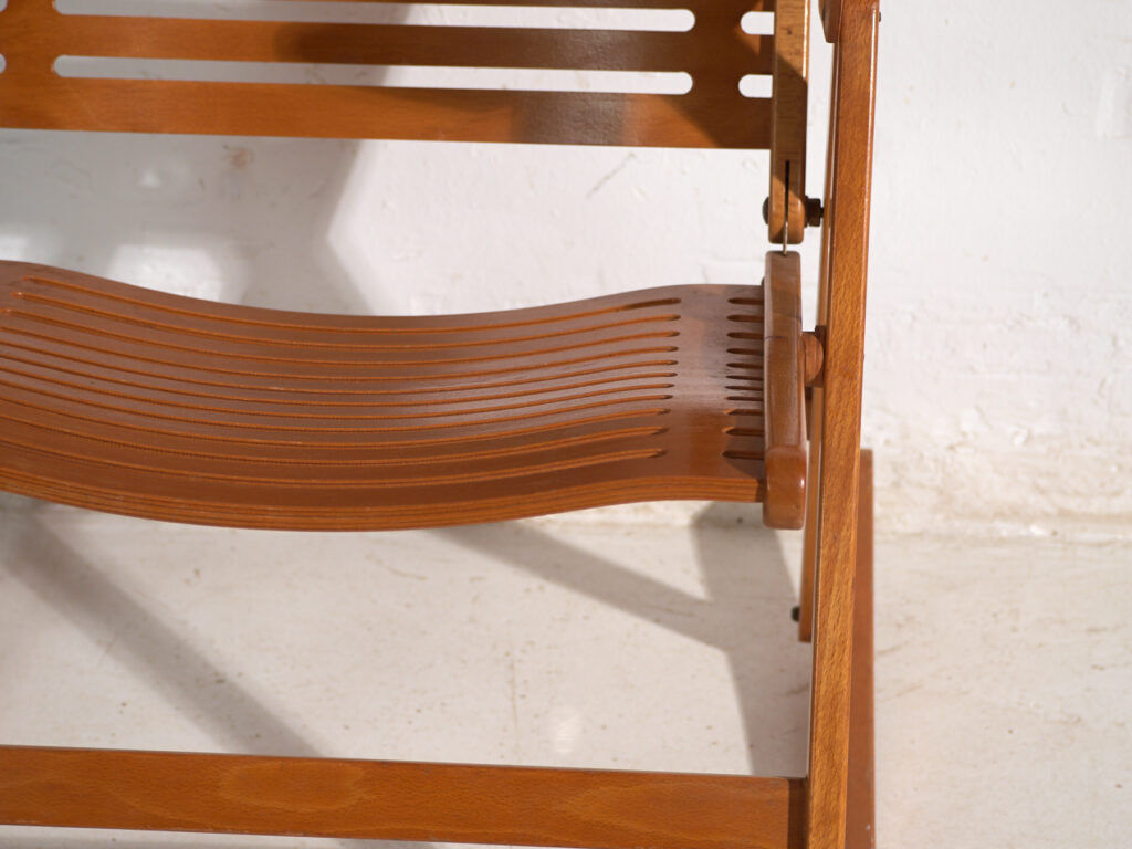 Vintage folding rocking chair Rex by Niko Kralj – Slovenia, circa 1970.