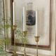 3 brass candle holders 1970