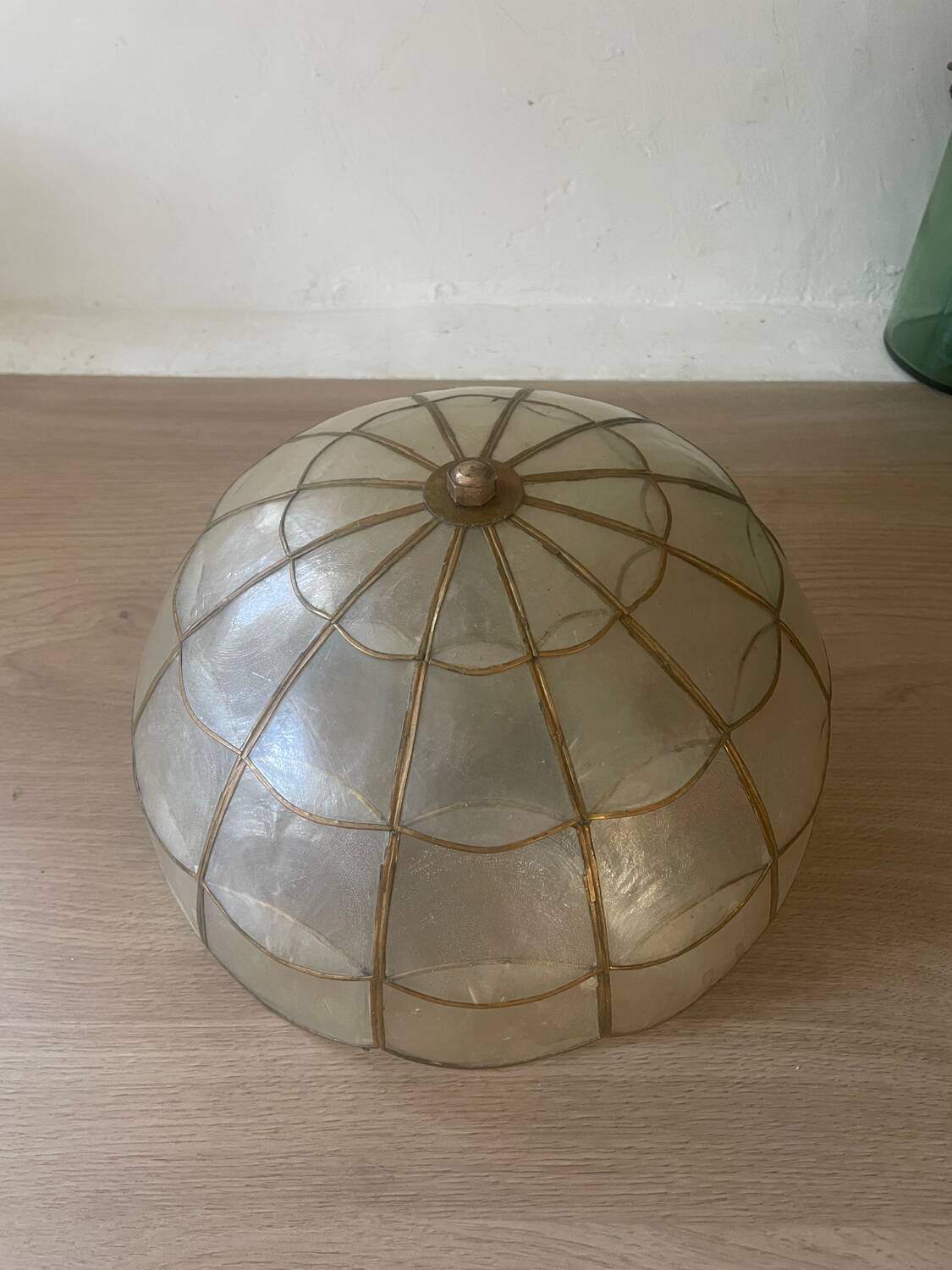 Vintage mother-of-pearl ceiling light