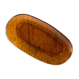 Presentation dish 60s amber