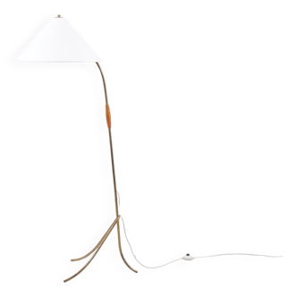 Hasenfuß brass floor lamp by Rupert Nikoll