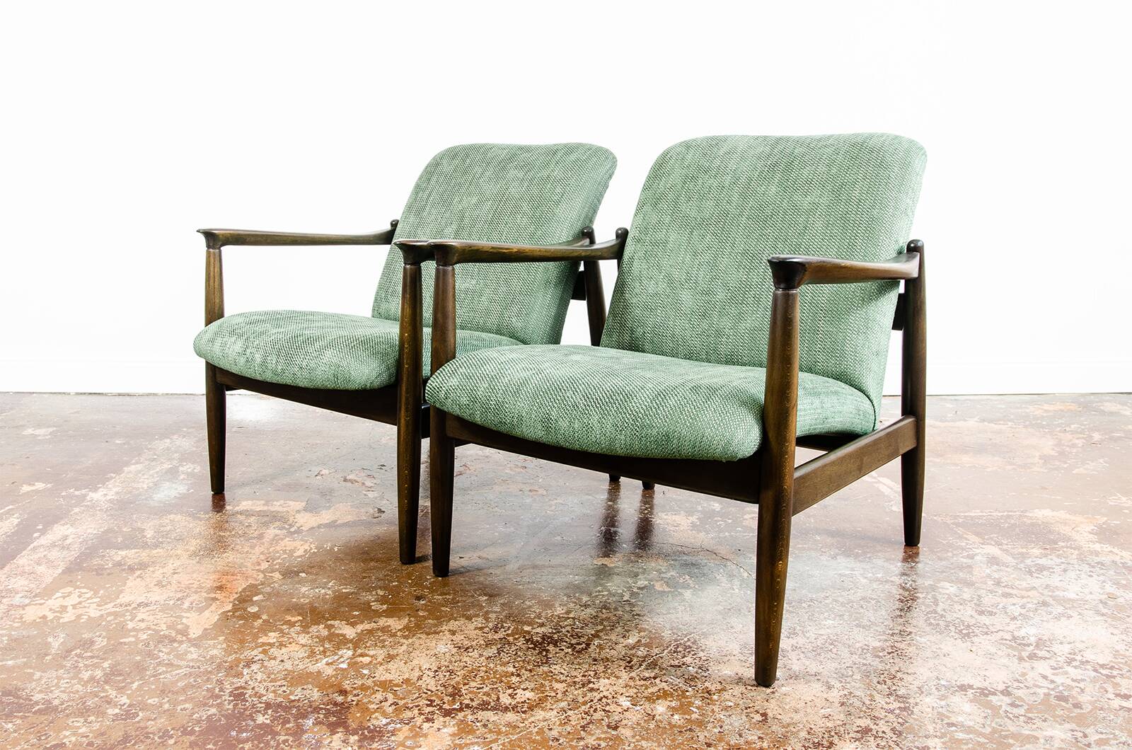 Mid-century Armchairs GFM-64 by Edmund Homa, Poland, 60's