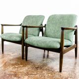 Mid-century Armchairs GFM-64 by Edmund Homa, Poland, 60's