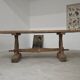 Large monastery table in elm, 19th century, solid top.