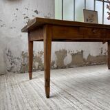 Farmhouse table in oak and walnut 2m