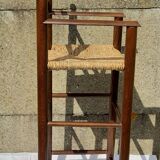 Straw high chair for children H 93 cm