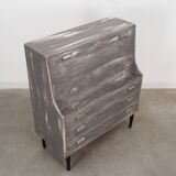 Secrétaire en frêne, design danois, années 1960, designer : Børge Mogensen, fabricant : Søborg Møbler