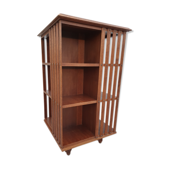 Revolving library of ancient notary 1920 oak
