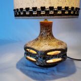 Openwork ceramic lamp, Stein Keramik, Germany, space age, 1960.