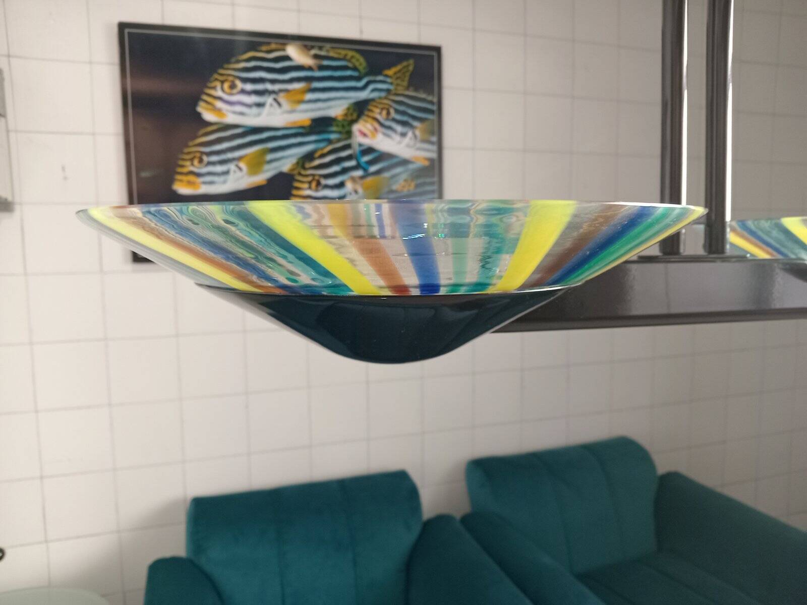 Alo lamp by Mauro Marzollo for I Tre, 1980s
