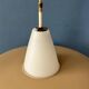 Vintage Louis Kalff Philips OVNI opaline glass pendant light
