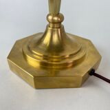 Art deco brass table lamp, 1930's