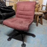 Velvet office chair by Sapper for Knoll