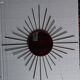 Wrought iron sun mirror