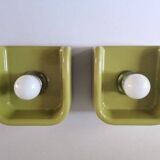 Pair of guzzini wall lights by Makio Hasuike