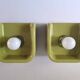 Pair of guzzini wall lights by Makio Hasuike