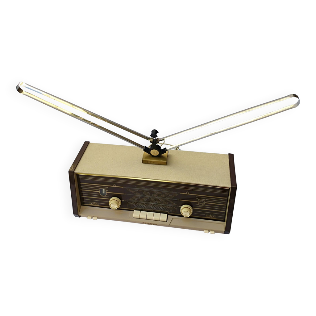 poste de radio Philips à lampes années 60 Selency