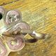Bronze candlestick, card game decoration