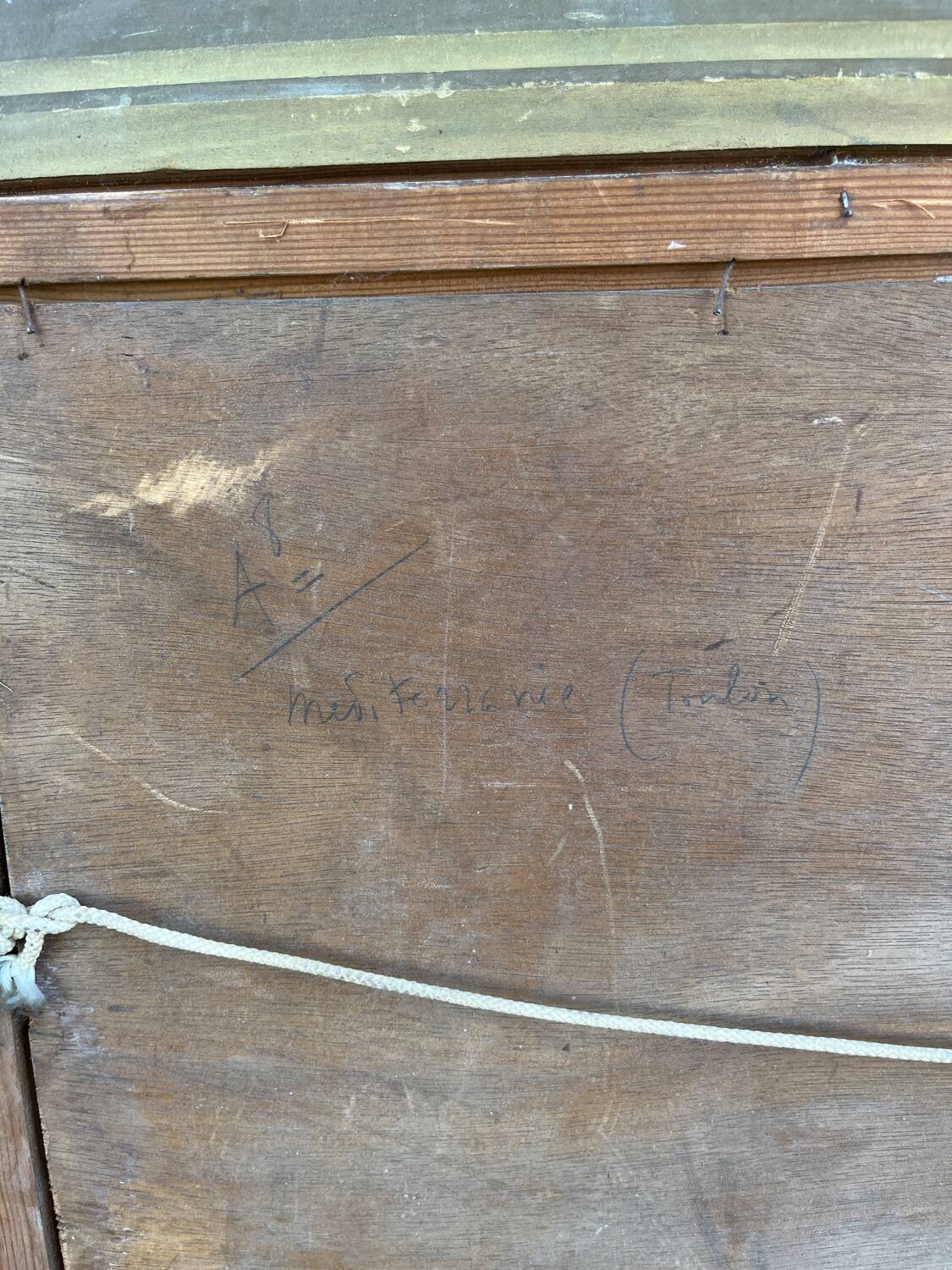 Large painting of the Mediterranean seaside in Toulon, signed Jean Vincent