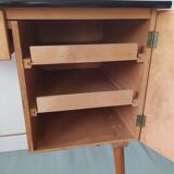 Vintage children's desk Baumann wood and formica 50s