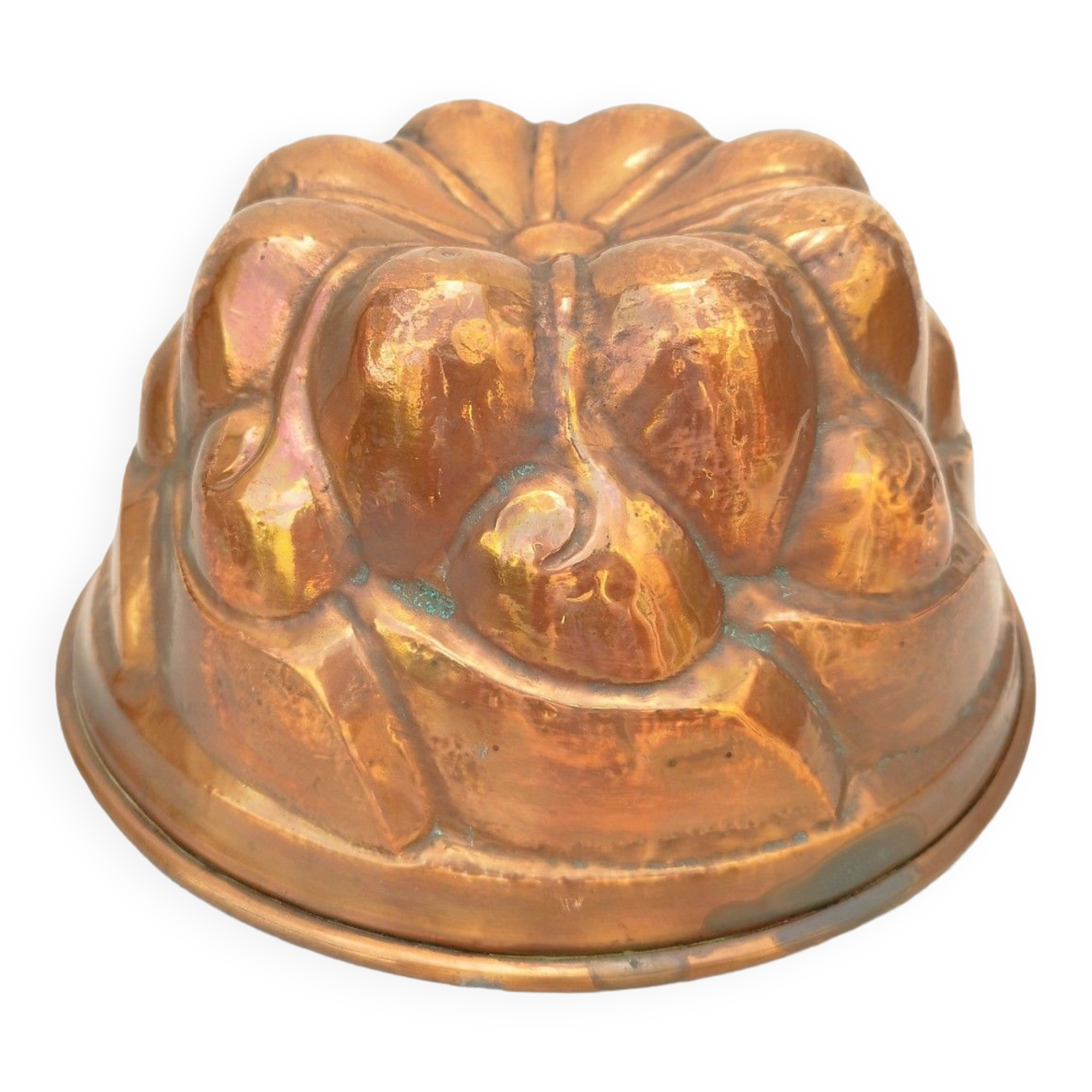 Old copper cake mold, nineteenth