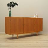 Buffet en frêne, design danois, années 1970, designer : Carlo Jensen, production : Hu