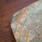 Vintage "Paris plan" platter