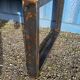 Industrial table 200 x 100 cm with wooden top + metal base