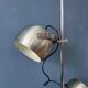 Silver mid-century vintage Herda eyeball floor lamp