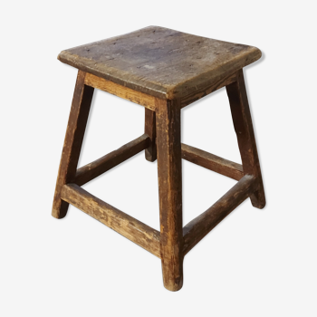 Tabouret vintage en bois