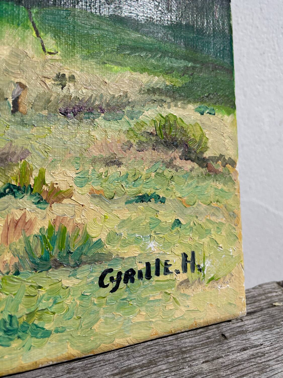 Landscape oil painting