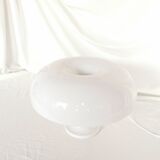 White plastic mushroom lamp
