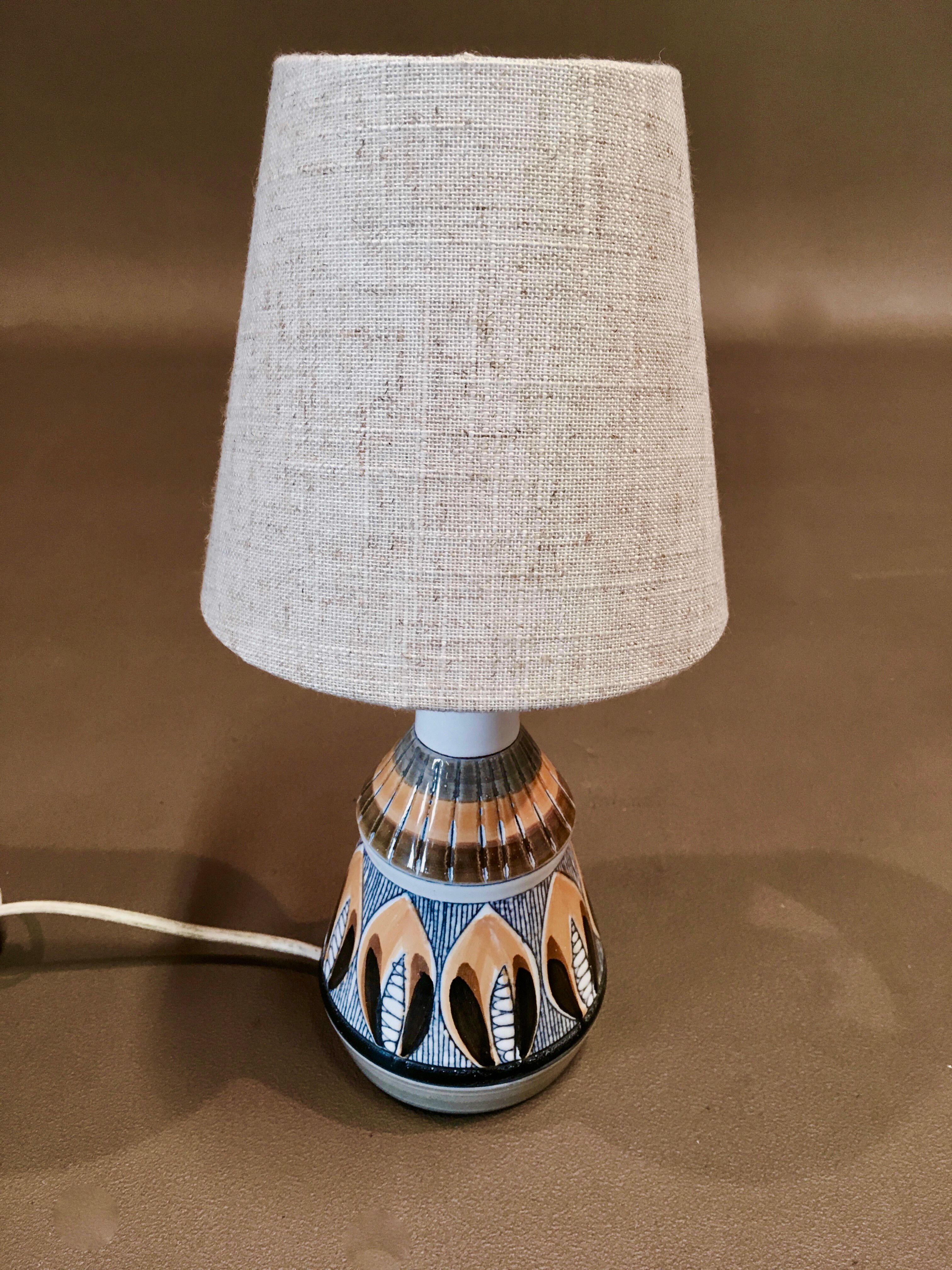 Scandinavian ceramic lamp 1960s