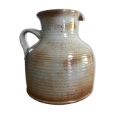 Speckled enamelled sandstone pitcher from Manufacture Sandstone of the Marais
