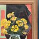 Original Swedish Oil on Panel from the 1940s – "Floral Still Life" by B. Segerdahl – Signed – Framed – 56 × 48 cm (22" × 18.9")