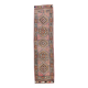Navy Blue & Green Vintage Runner Rug, 80x323Cm