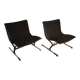 Paire de fauteuils de Ross Littel