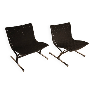Pair of armchairs by Ross Littel